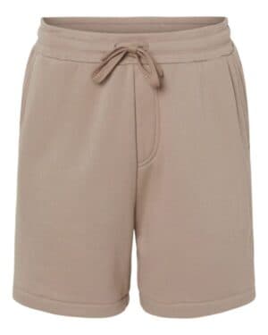 TAN Bella canvas 3724 sponge fleece shorts