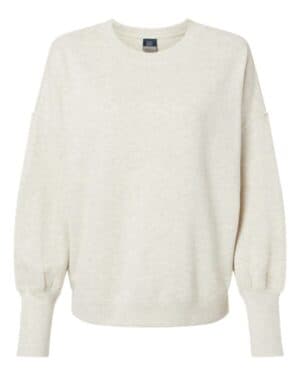 OATMEAL Mv sport W22712 women's sueded fleece crewneck sweatshirt