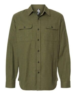 ARMY Burnside 8200 solid flannel shirt