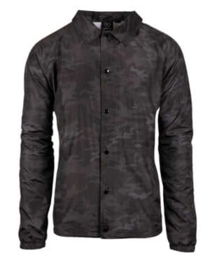 BLACK CAMO Burnside 9718 mentor coach's jacket