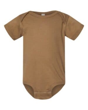 COYOTE BROWN Rabbit skins 4424 infant fine jersey bodysuit