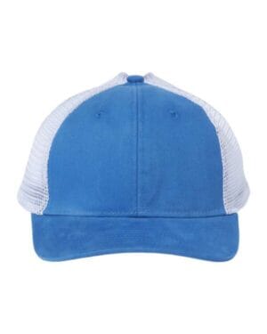 ROYAL/ WHITE Outdoor cap PNY100M ponytail mesh-back cap