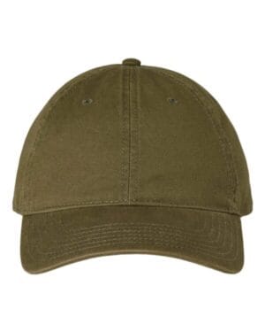 OLIVE Russell athletic U074UHDXX cotton twill dad hat
