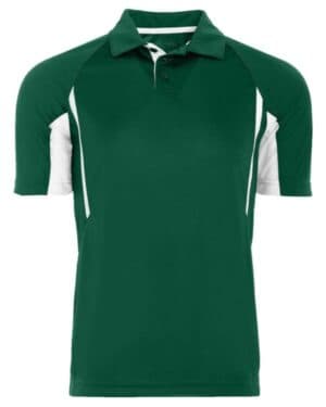 FOREST/ WHITE Holloway 222530 two-tone avenger polo
