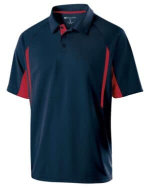 NAVY/ SCARLET Holloway 222530 two-tone avenger polo