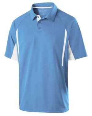 UNIVERSITY BLUE/ WHITE Holloway 222530 two-tone avenger polo