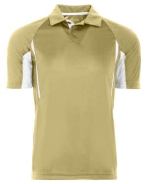 VEGAS GOLD/ WHITE Holloway 222530 two-tone avenger polo