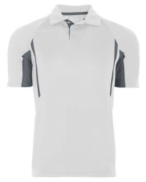 WHITE/ GRAPHITE Holloway 222530 two-tone avenger polo