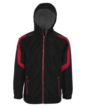 BLACK/ SCARLET Holloway 229059 charger hooded jacket
