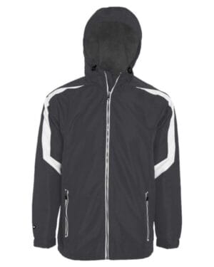 CARBON/ WHITE Holloway 229059 charger hooded jacket