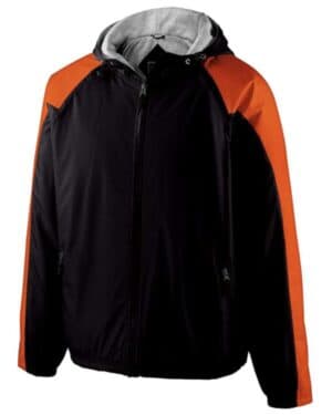 BLACK/ ORANGE Holloway 229111 homefield hooded jacket