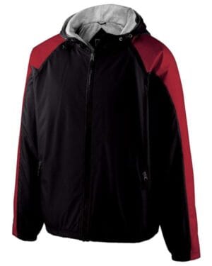 BLACK/ SCARLET Holloway 229111 homefield hooded jacket