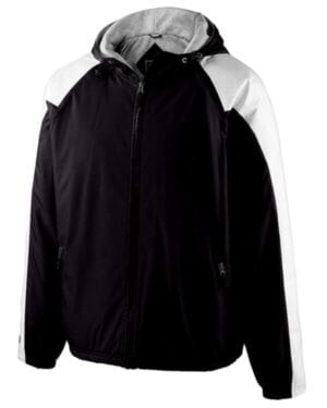 BLACK/ WHITE Holloway 229111 homefield hooded jacket