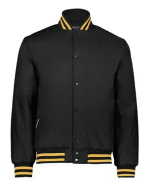 BLACK/ LIGHT GOLD/ WHITE Holloway 229140 heritage jacket