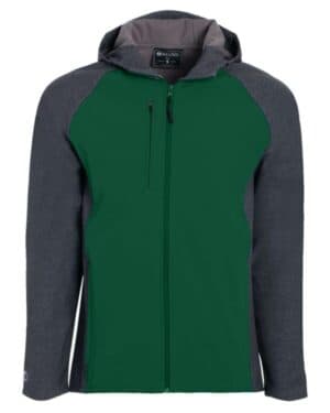 CARBON PRINT/ FOREST Holloway 229157 raider hooded soft shell jacket