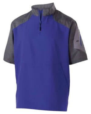 Holloway 229545 raider short sleeve quarter-zip