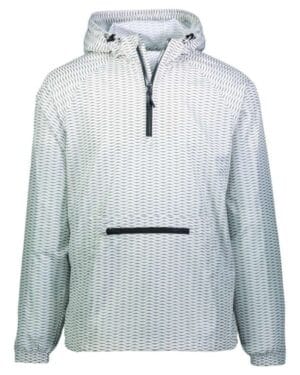 WHITE Holloway 229554 range packable quarter-zip jacket