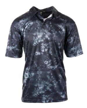 NAVY TIE DYE Burnside 0101 golf polo