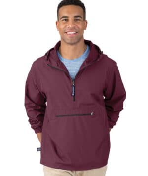 MAROON Charles river 9904CR pack-n-go pullover