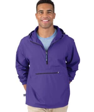 PURPLE Charles river 9904CR pack-n-go pullover