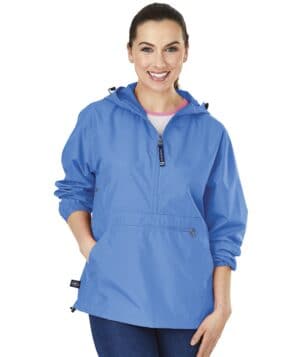 COLUMBIA BLUE Charles river 9904CR pack-n-go pullover