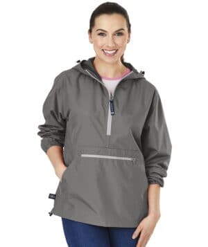 GREY Charles river 9904CR pack-n-go pullover