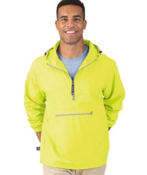 NEON YELLOW Charles river 9904CR pack-n-go pullover