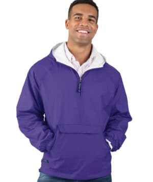 PURPLE Charles river 9905CR classic solid pullover