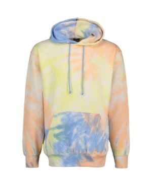 SUNRISE TIE DYE Mv sport 1290 classic fleece tie-dye hooded sweatshirt