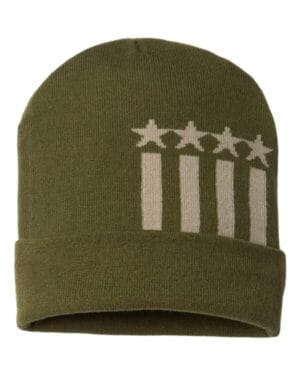Cap america RK12 usa-made patriotic cuffed beanie