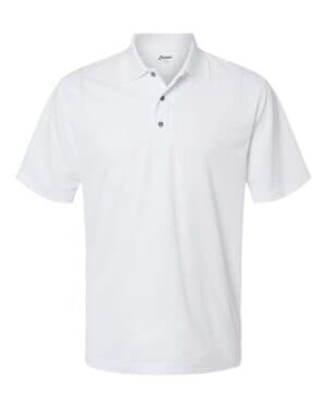 WHITE Paragon 100 saratoga performance mini mesh polo