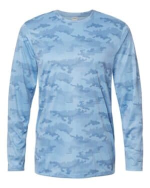 BLUE MIST Paragon 217 pompano performance camo long sleeve t-shirt