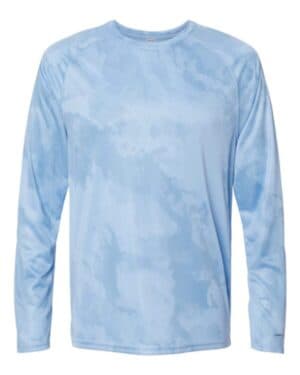 BLUE MIST Paragon 228 cabo camo performance long sleeve t-shirt
