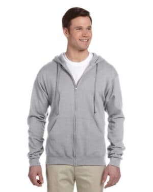 OXFORD 993 adult nublend fleece full-zip hooded sweatshirt