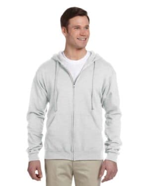 993 adult nublend fleece full-zip hooded sweatshirt