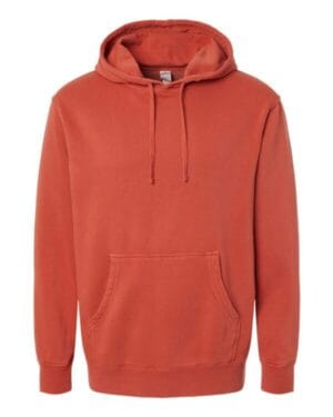 PIGMENT AMBER PRM4500 unisex midweight pigment-dyed hooded sweatshirt