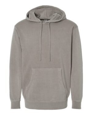PIGMENT CEMENT PRM4500 unisex midweight pigment-dyed hooded sweatshirt