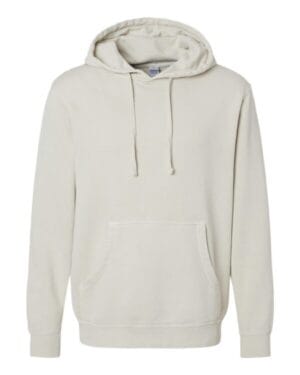 PIGMENT IVORY PRM4500 unisex midweight pigment-dyed hooded sweatshirt