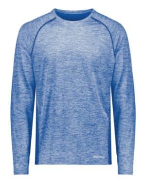 ROYAL HEATHER Holloway 222570 electrify coolcore long sleeve t-shirt