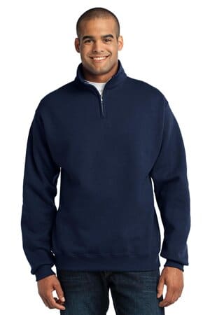 Custom embroidered ½ and ¼ zip sweatshirts