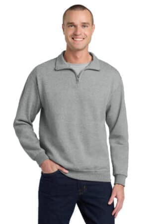 OXFORD 995M jerzees-nublend 1/4-zip cadet collar sweatshirt
