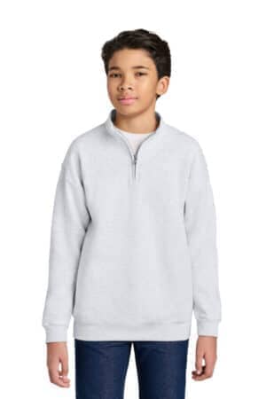 ASH 995Y jerzees youth nublend 1/4-zip cadet collar sweatshirt