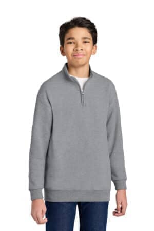 OXFORD 995Y jerzees youth nublend 1/4-zip cadet collar sweatshirt