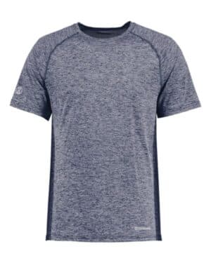NAVY HEATHER Holloway 222571 electrify coolcore t-shirt