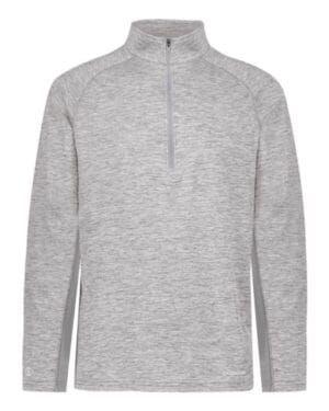ATHLETIC GREY HEATHER Holloway 222574 electrify coolcore quarter-zip pullover