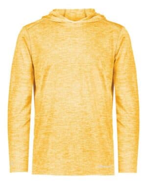 GOLD HEATHER Holloway 222589 electrify coolcore hooded pullover