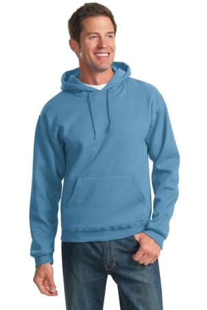 COLUMBIA BLUE 996M jerzees-nublend pullover hooded sweatshirt