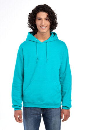CALIFORNIA BLUE 996M jerzees nublend pullover hooded sweatshirt