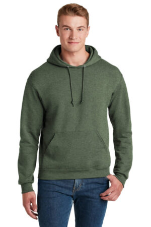 MILITARY GREEN HEATHER 996M jerzees-nublend pullover hooded sweatshirt