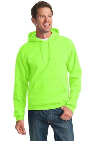 NEON GREEN 996M jerzees-nublend pullover hooded sweatshirt